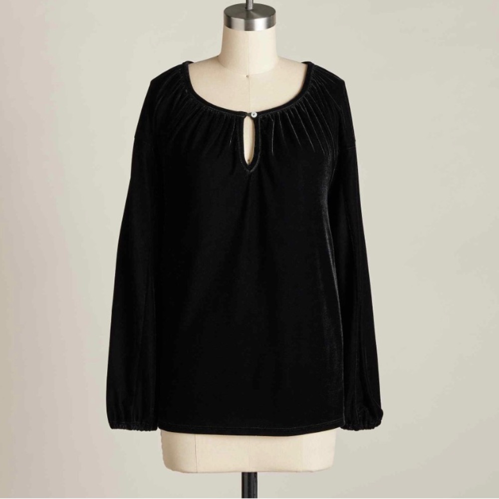 Sundance Black Isabelle Armor velvet holiday party festive New Year’s Eve Top